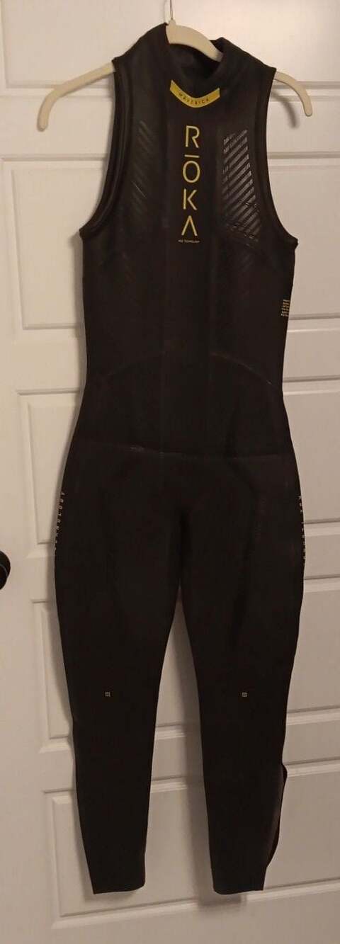 Roka Maverick Pro II Sleeveless Wetsuit, Size Medium Tall